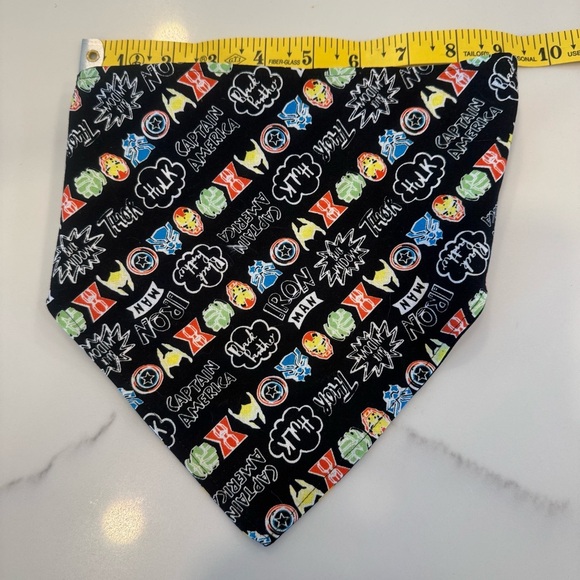 Handmade Reversible Batman Superhero Dog Bandana - Picture 4 of 4